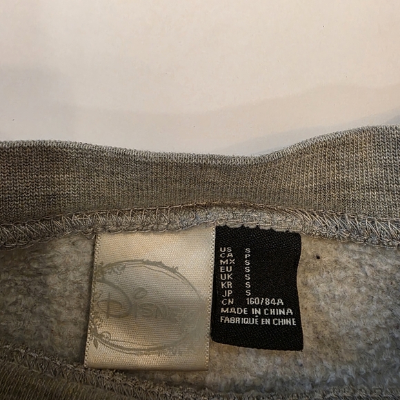 Vtg/Y2K Disney Mickey Mouse Gold Chain Long Sleeve Sweatshirt Women's Size S - Picture 6 of 6